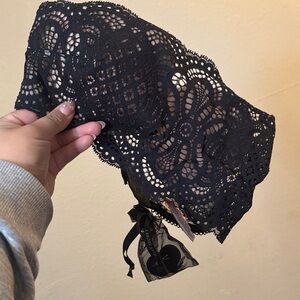 Victoria's Secret Black Lace Bandeau